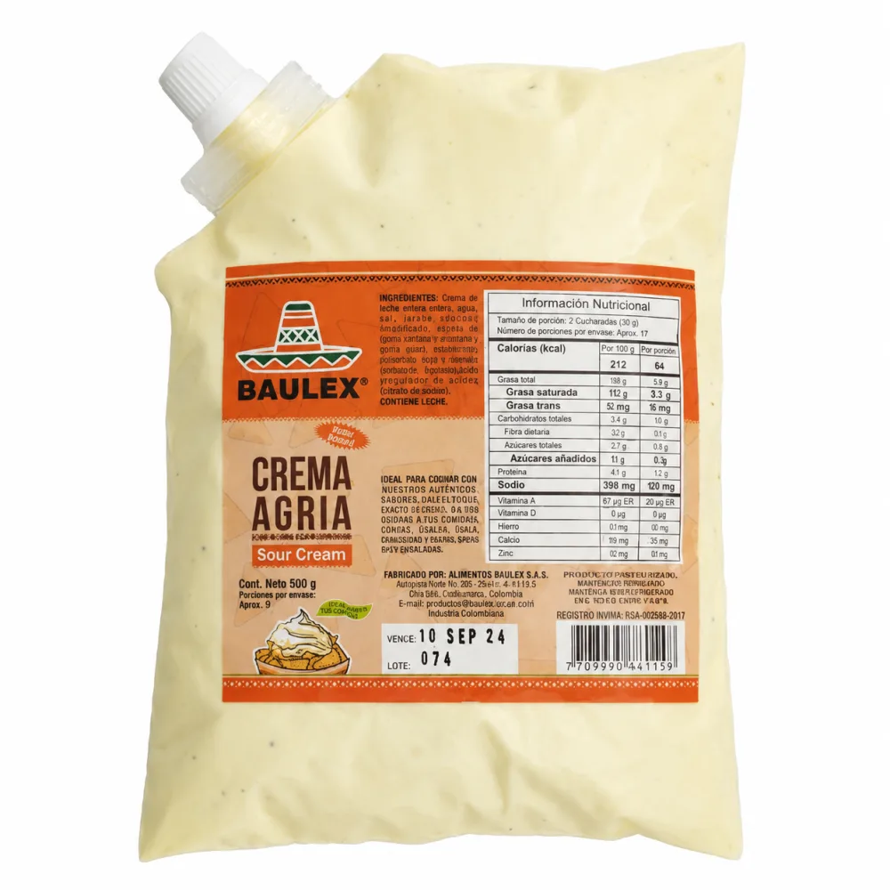 CREMA AGRIA BAULEX X 500 G B