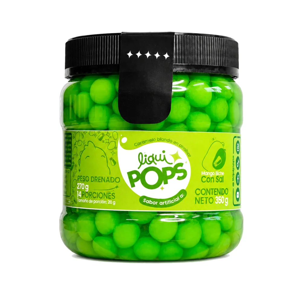 LIQUIPOPS M/BICHE CON SAL X 350 G
