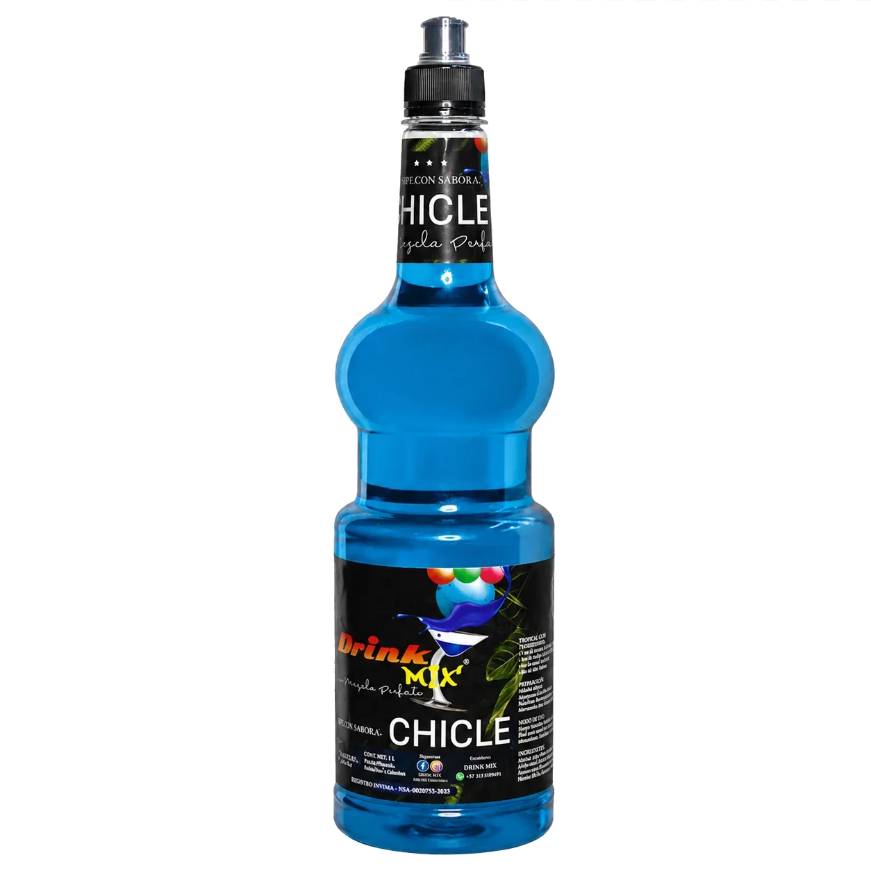 SIROPE DRINK MIX CHICLE X 1 LT
