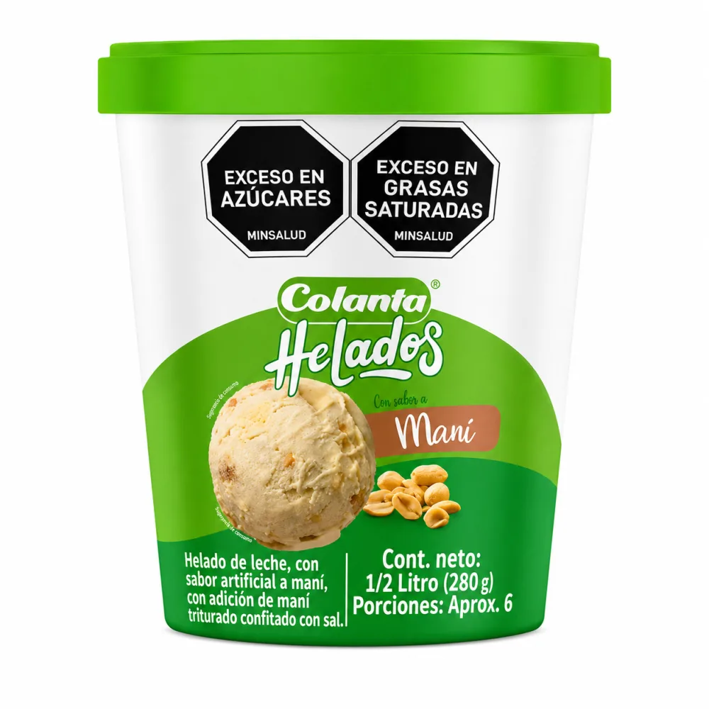 MANI X 1/2 L HELADO COLANTA