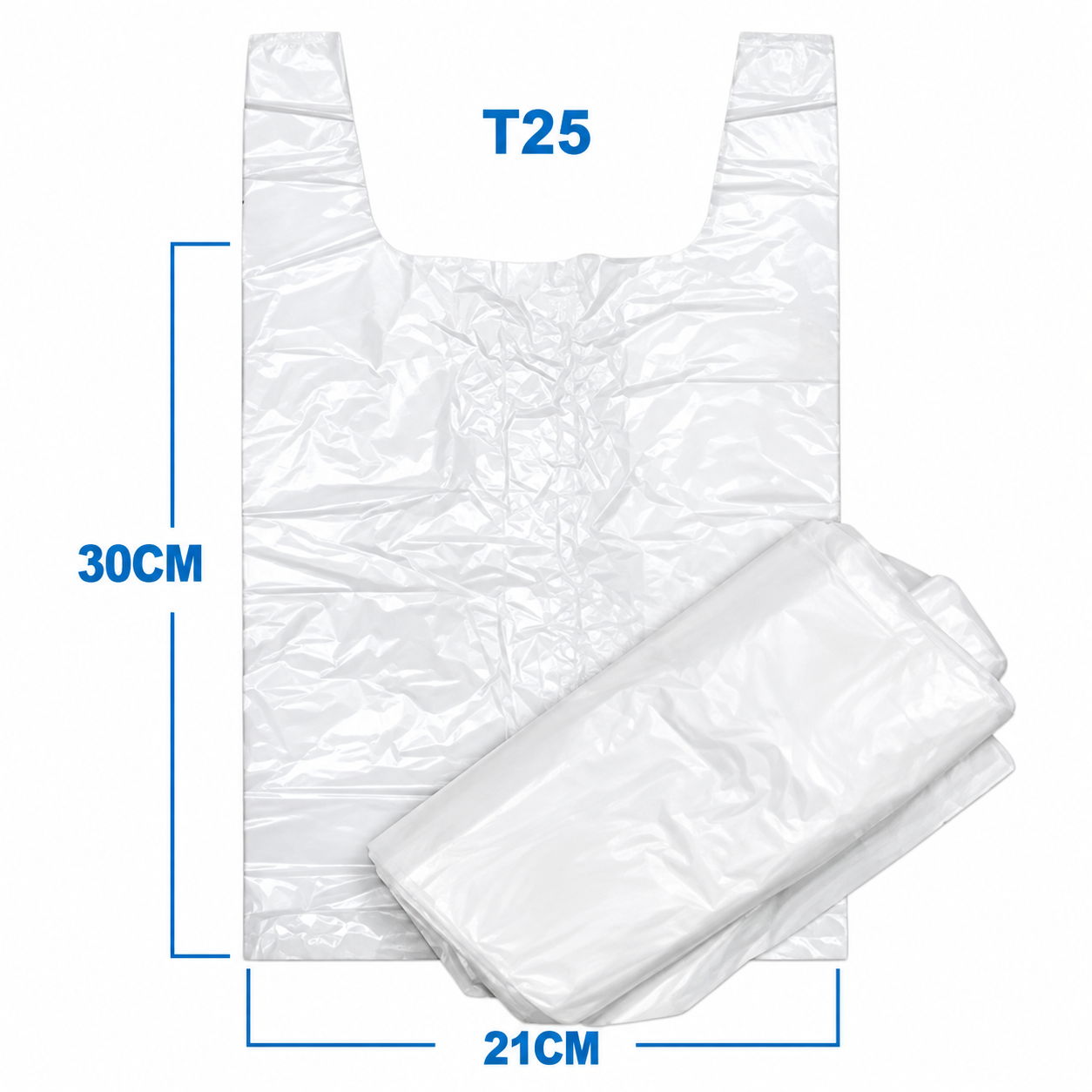 BOLSA T25 BLANCA BIODEGRADABLE