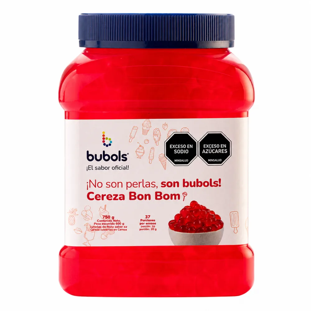 PERLAS BUBOLS CEREZA/BOMBOM X 810 G