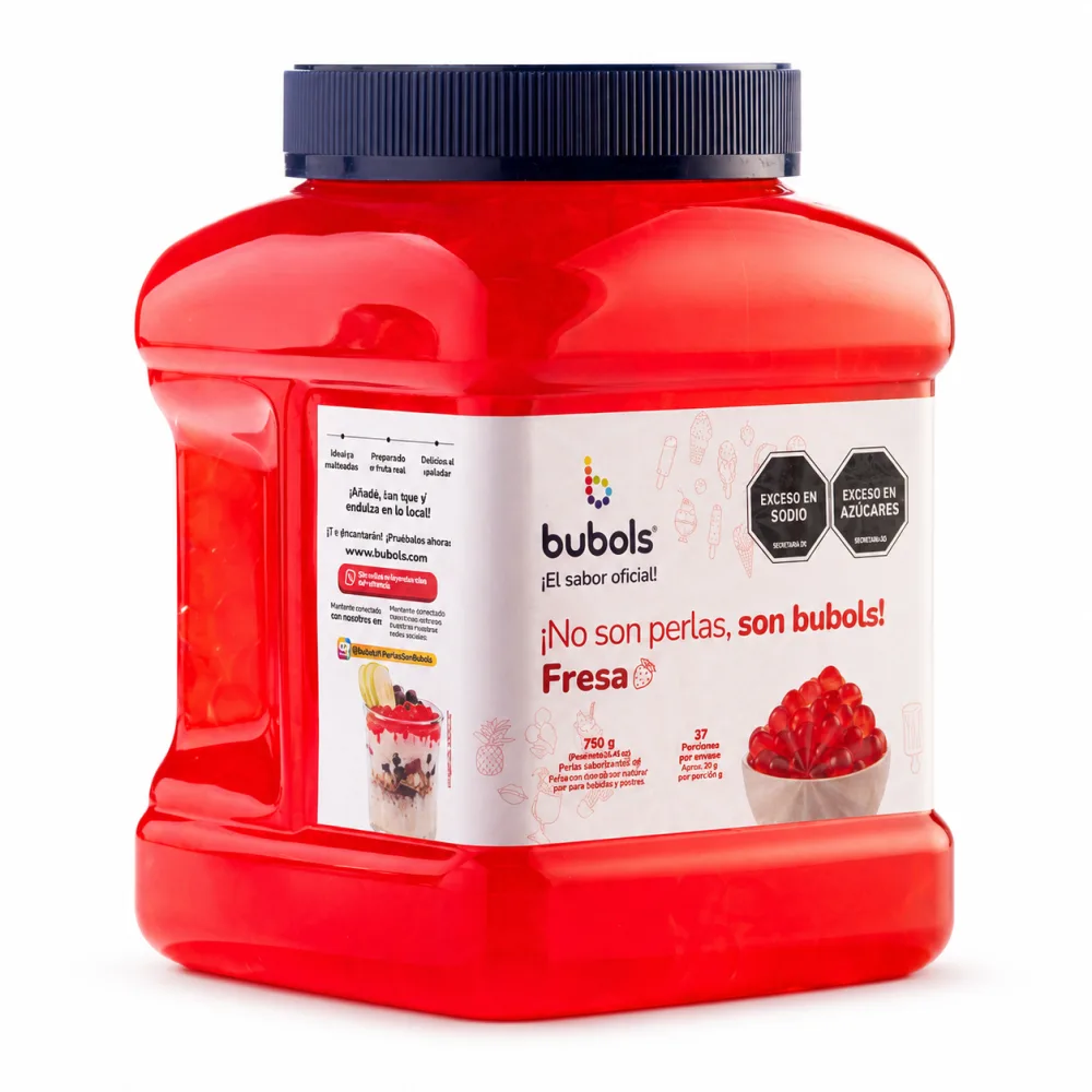 PERLAS BUBOLS FRESA X 810 G