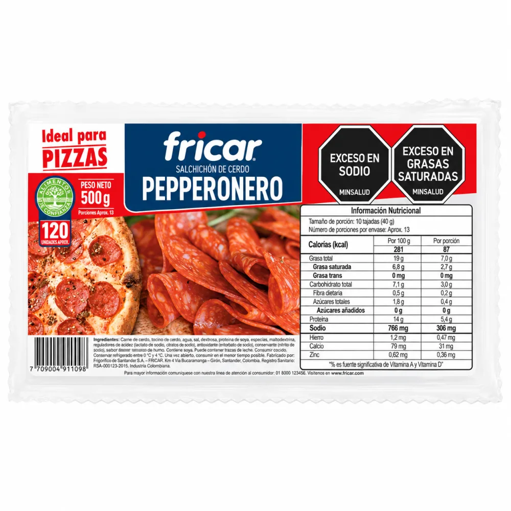PEPPERONERO X 500 GR FRICAR