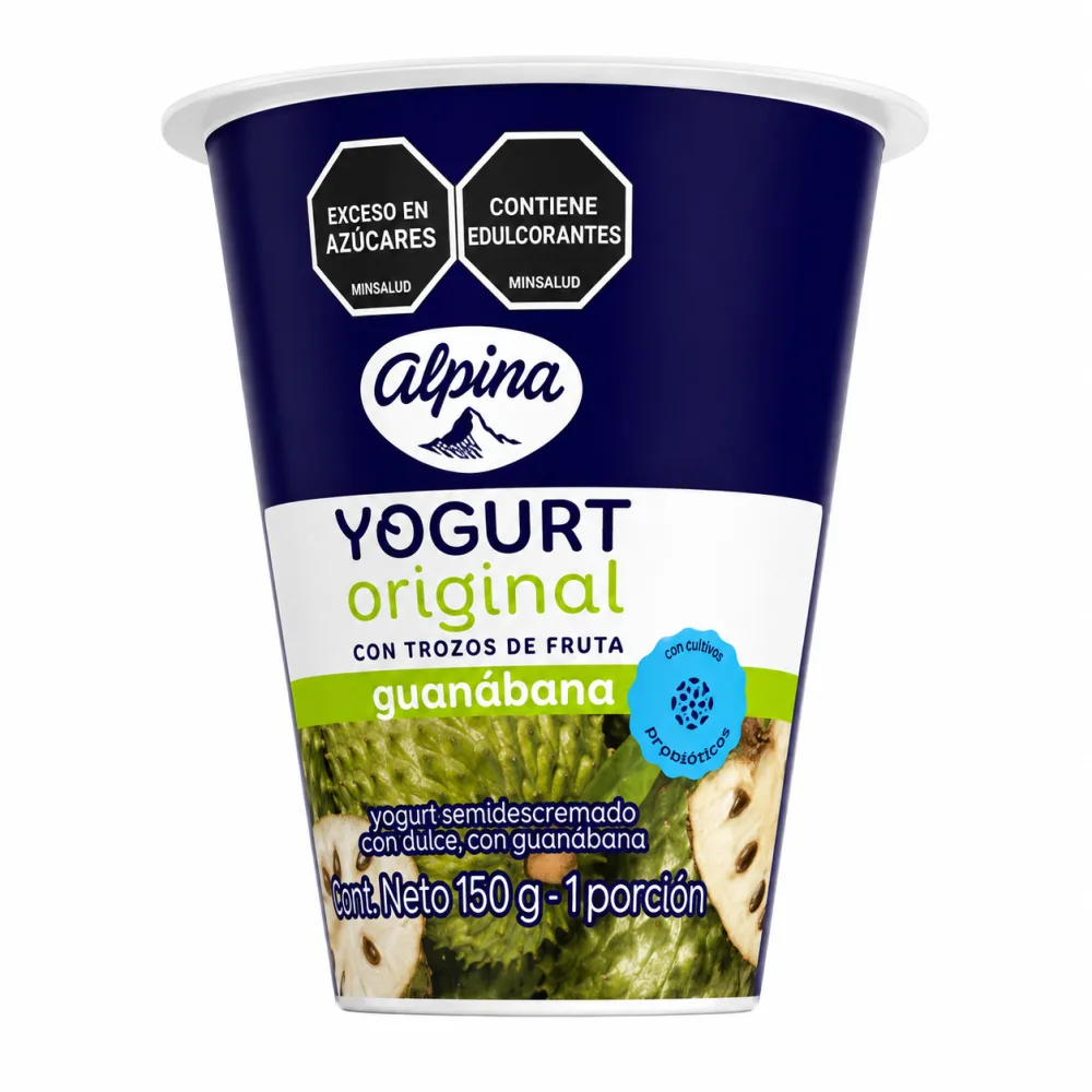 YOGUR ORIG GUANABANA ALPINA X 150 G