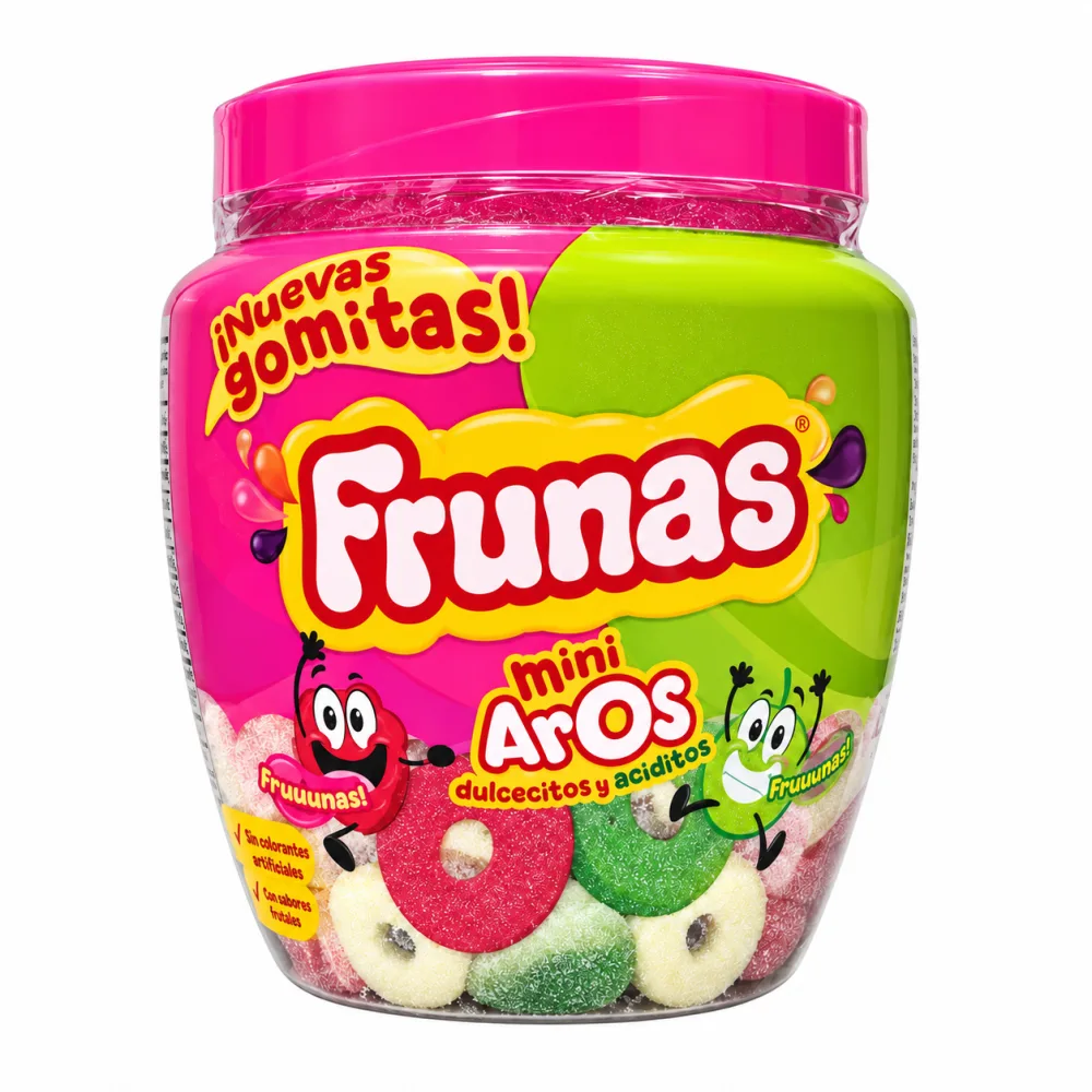 FRUNAS MINI AROS TARRO X 800 G