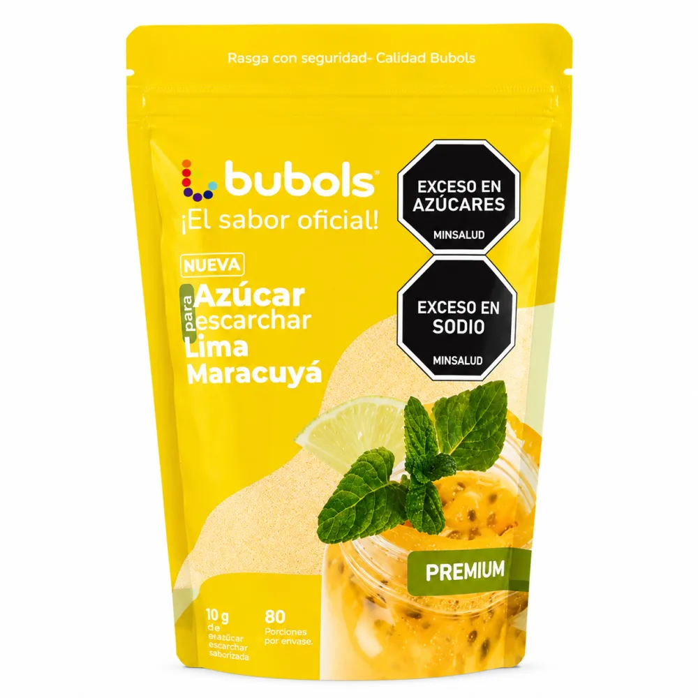 AZUCAR BUBOLS LIMA MARACUYA X 500 G