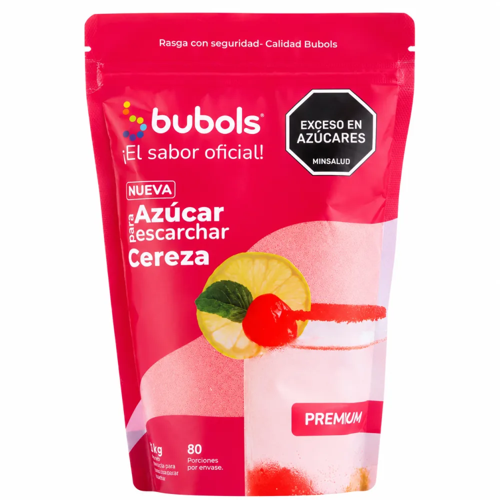 AZUCAR BUBOLS CEREZA X 800 G