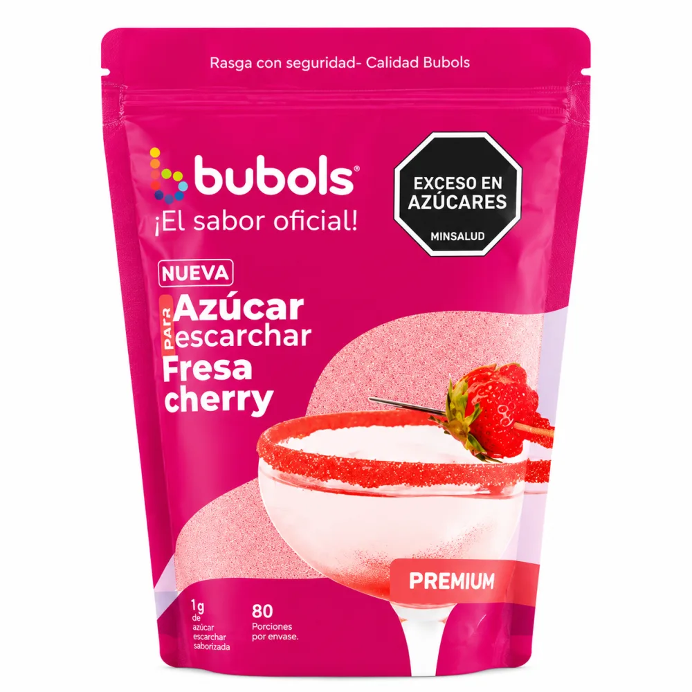 AZUCAR BUBOLS FRESA CHERRY X 800 G