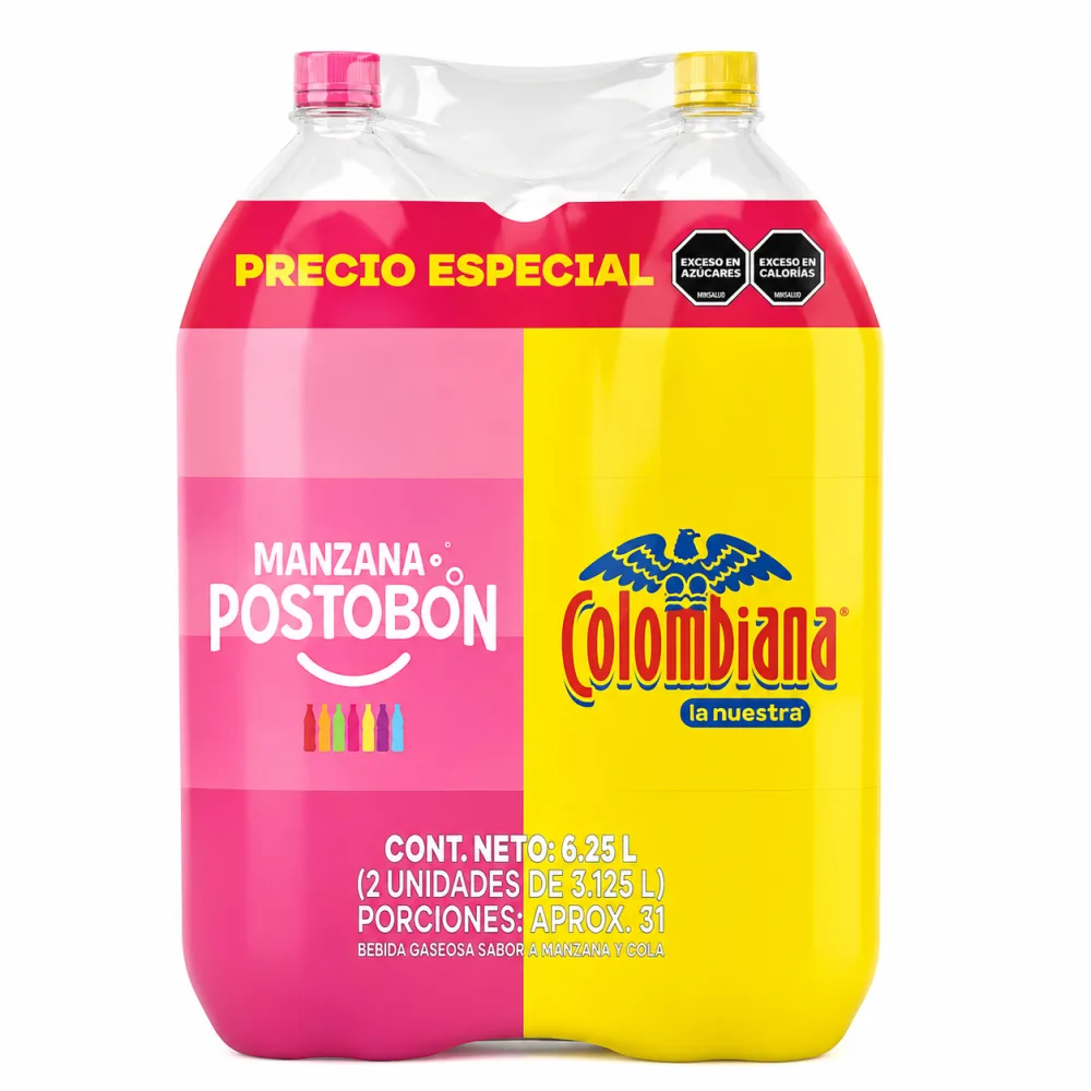 COMBO 2 GASEOSAS 3 LT