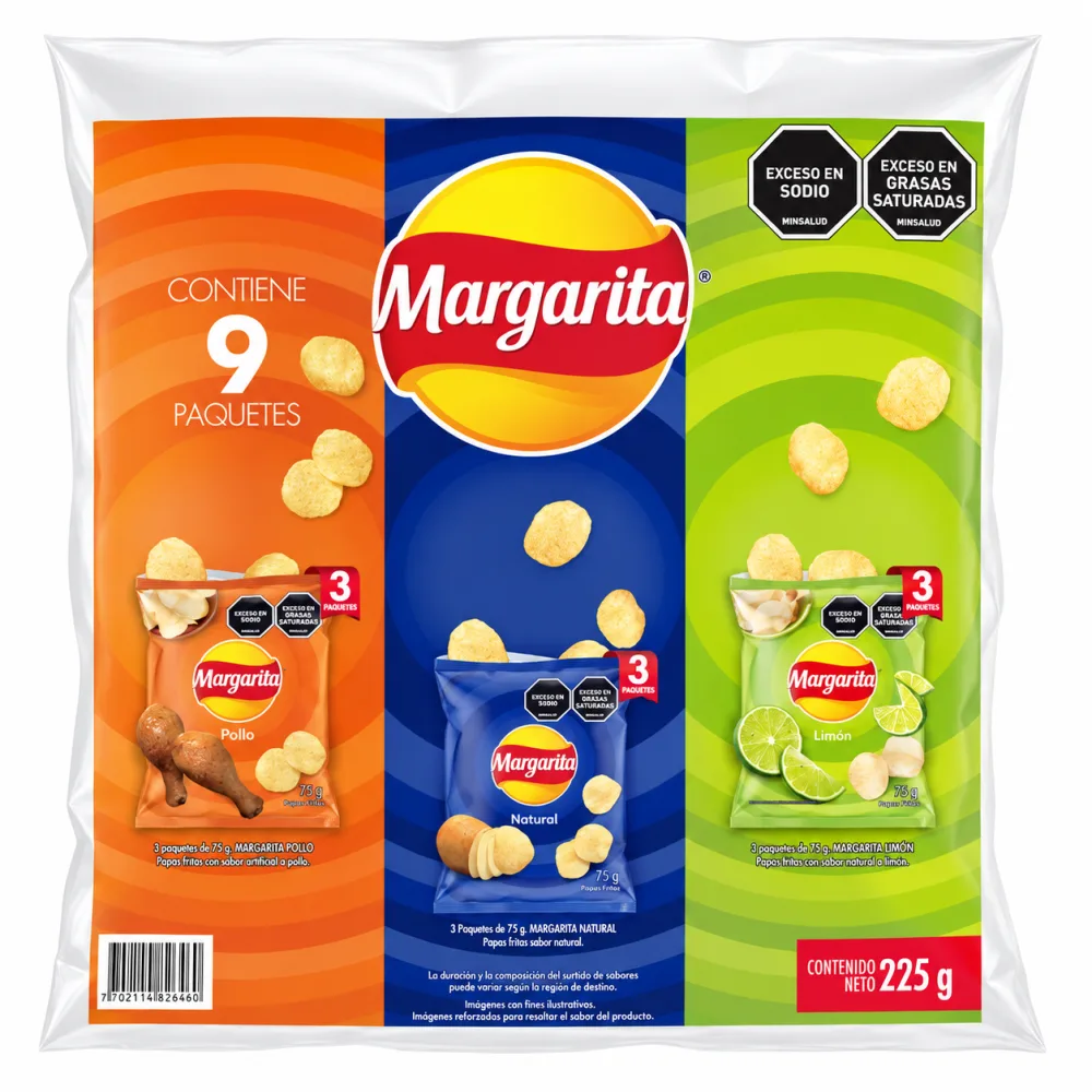 MULTIPACK PAPA X 225 G