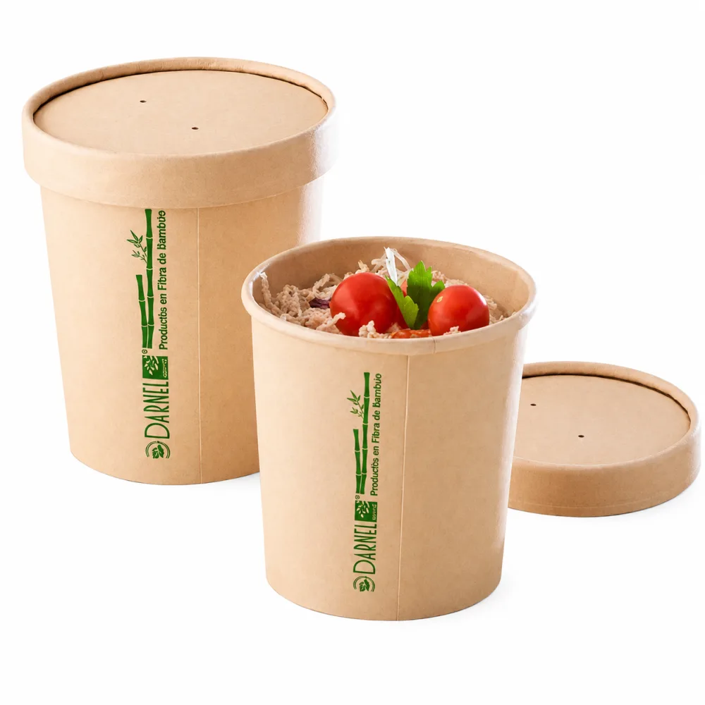 CONTENEDOR BAMBU 12oz x 50 und DARNEL