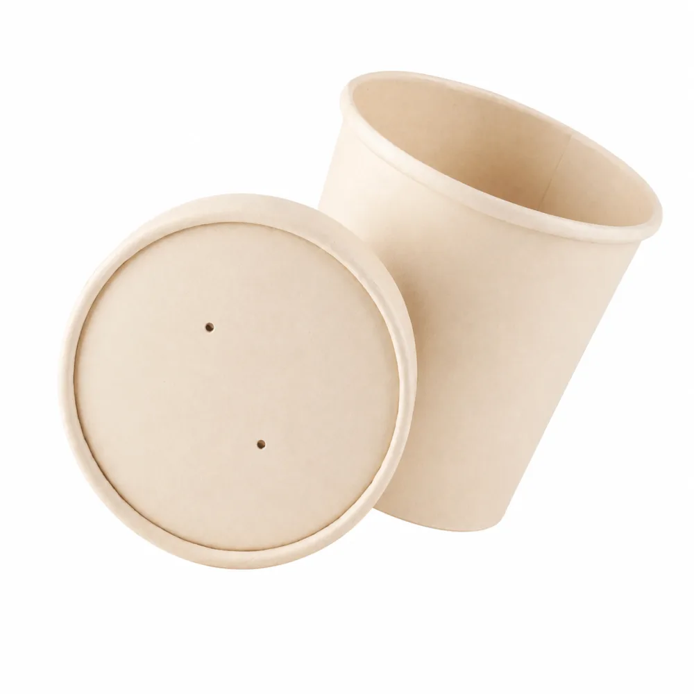 TAPA CONTENEDOR BAMBU 12oz X 25 UND