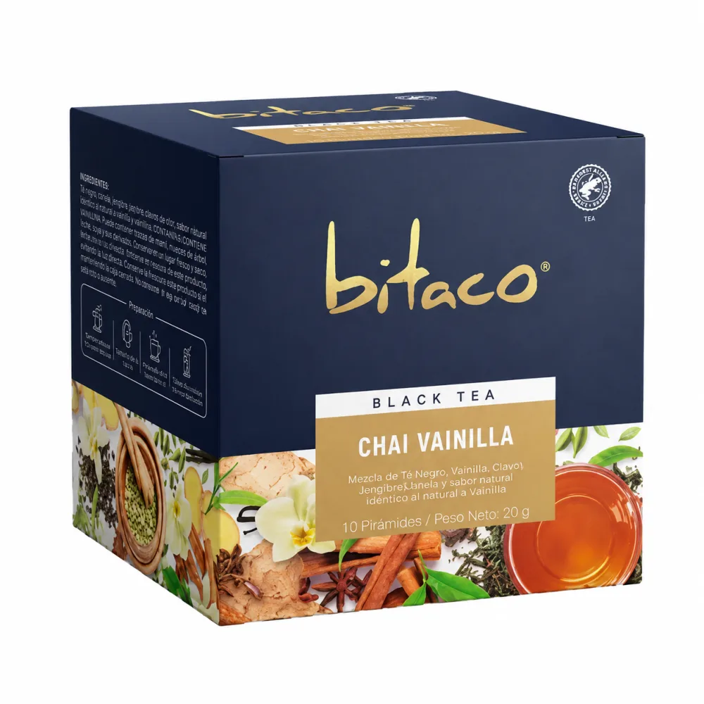 TE CHAI VAINILLA BITACO X 20g * 10 und