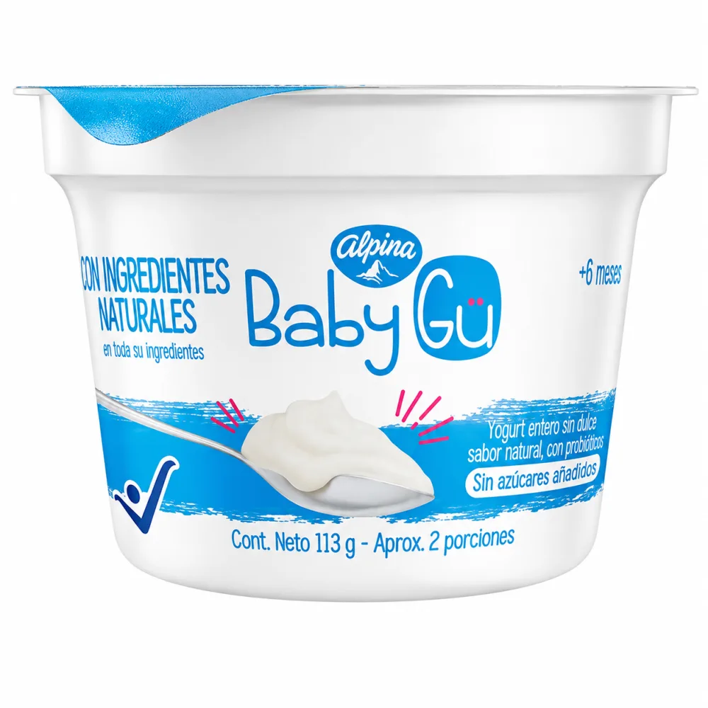 BABY GU YOG NATU  X 113 G