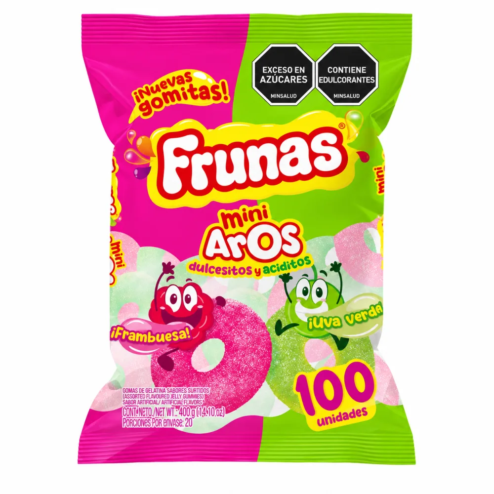 FRUNA MINI AROS X 100 UND BOLSA