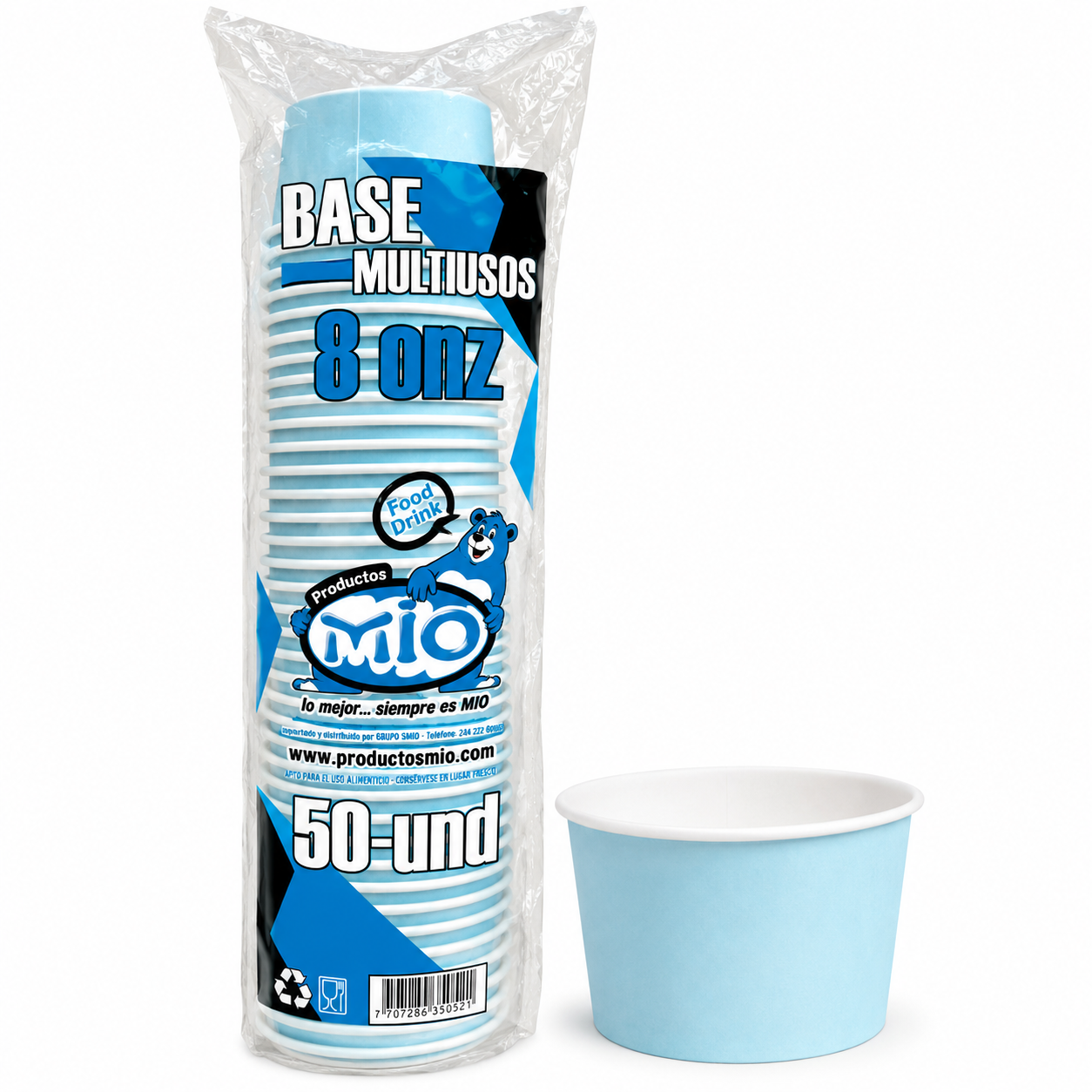 BASE PAPEL MIO 8 ONZ X 50