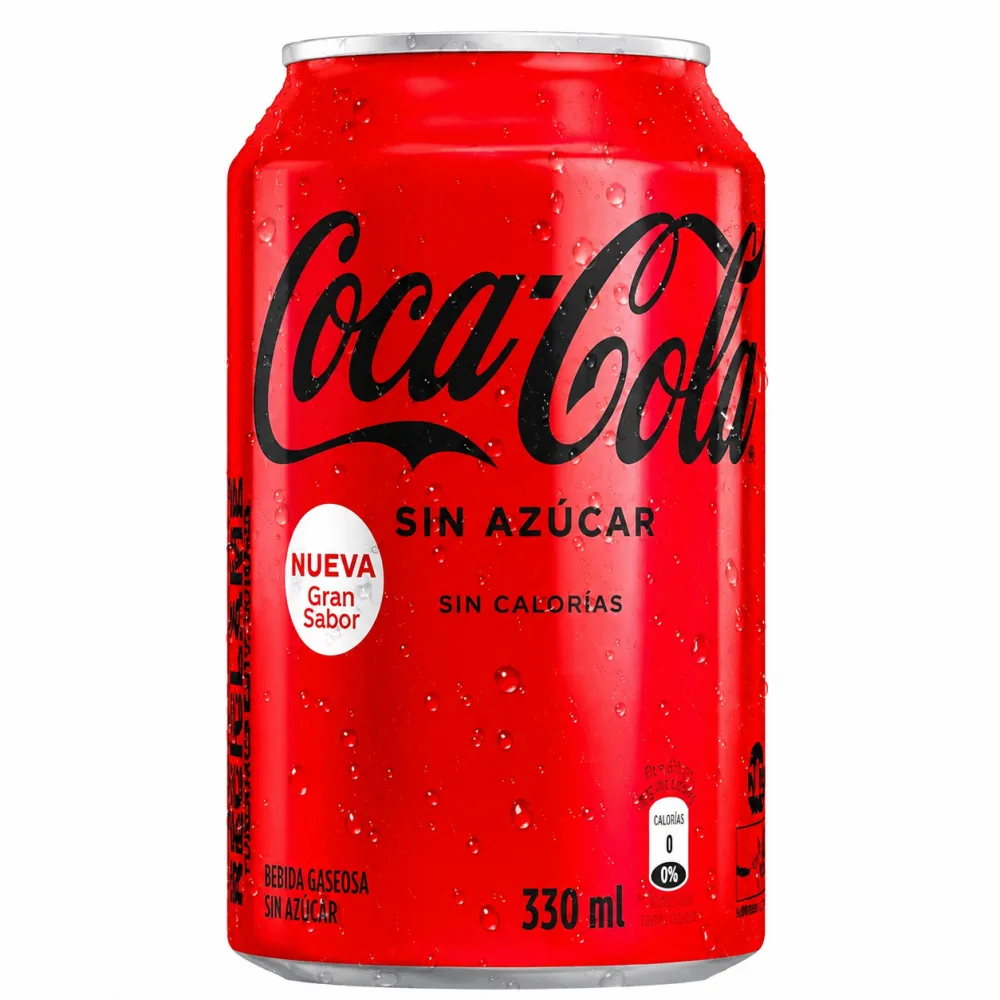 COCA COLA ZERO LATA X  330 ML