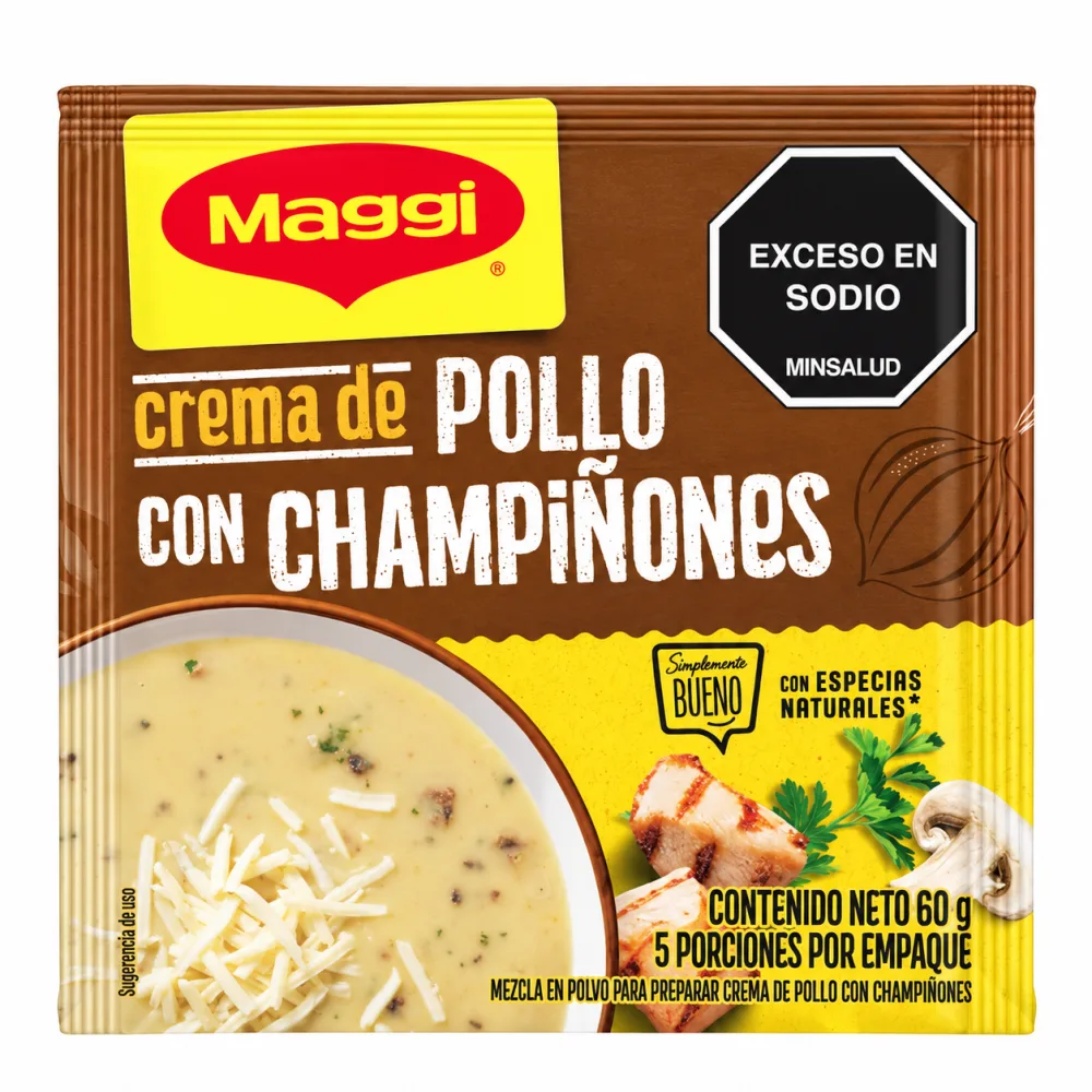 CREMA MAGGI POLLO CHAMPIÑONES X 36 G
