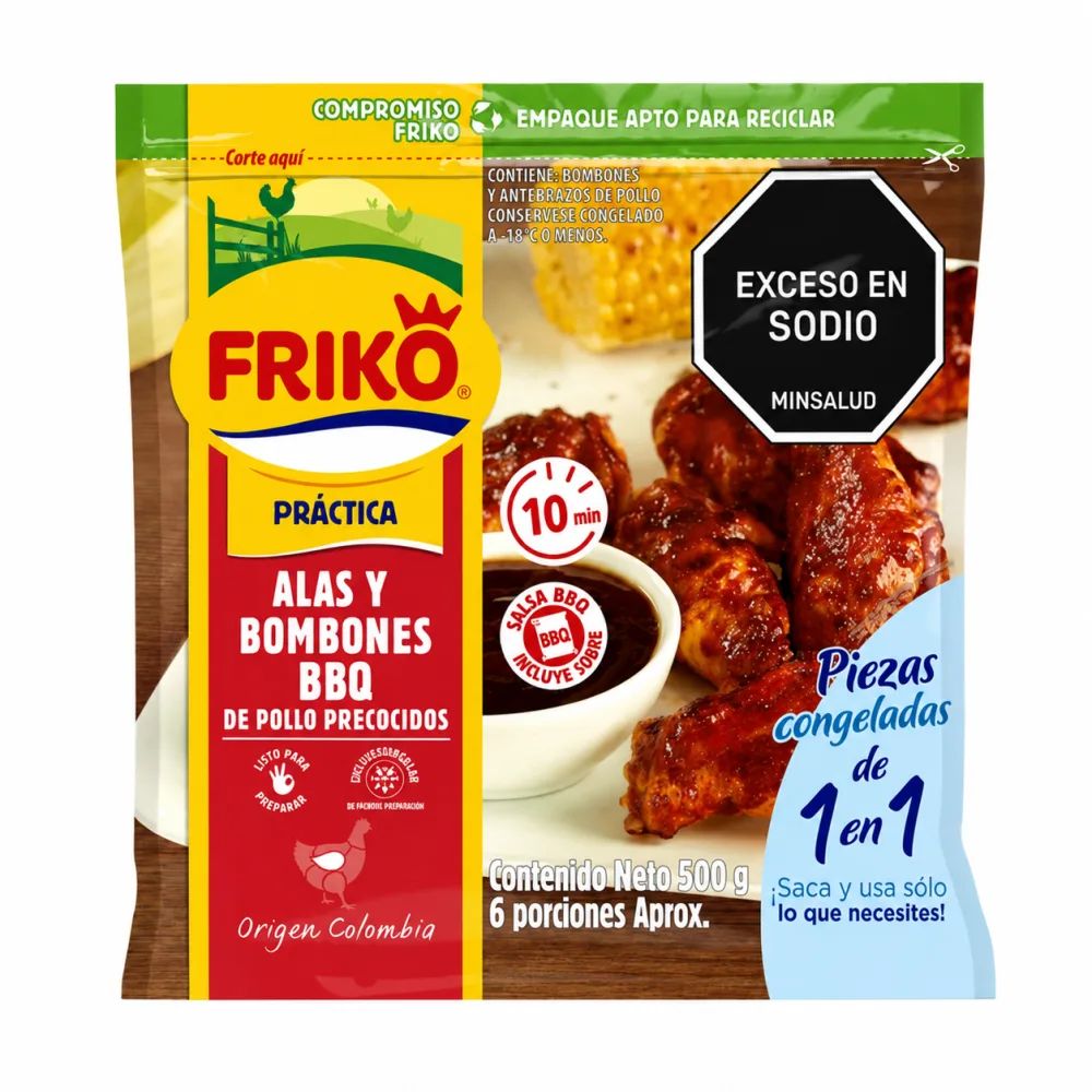 BOMBONES BBQ PRECOCIDOS FRIKO