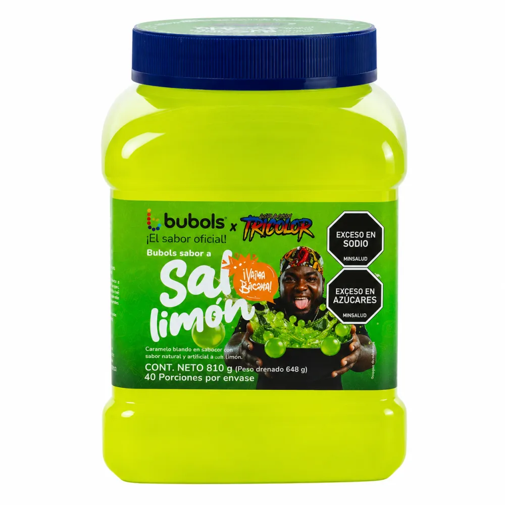 PERLAS BUBOLS SAL LIMON X 810 G