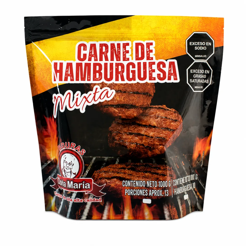 CARNE HAMBURGUESA DOÑA MARIA X 10