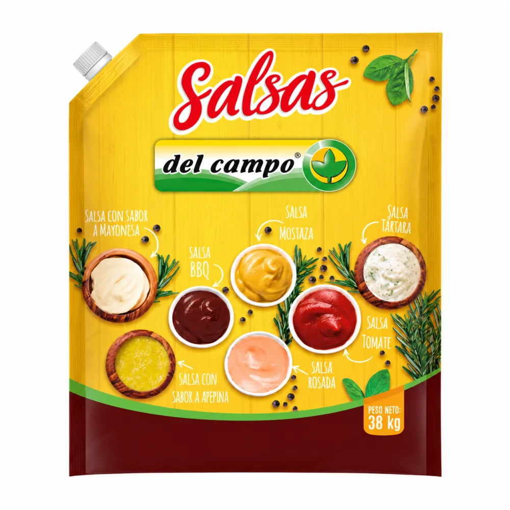 SALSA BBQ DEL CAMPO 3800 G