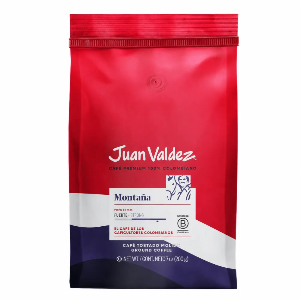 CAFE JUAN VALDEZ MONTAÑA MOLIDO X 200 G
