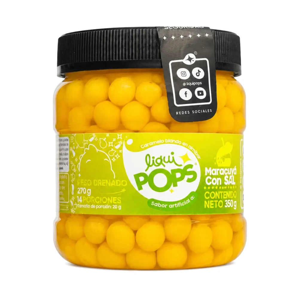 LIQUIPOPS MARACUYA CON SAL X 350 GR