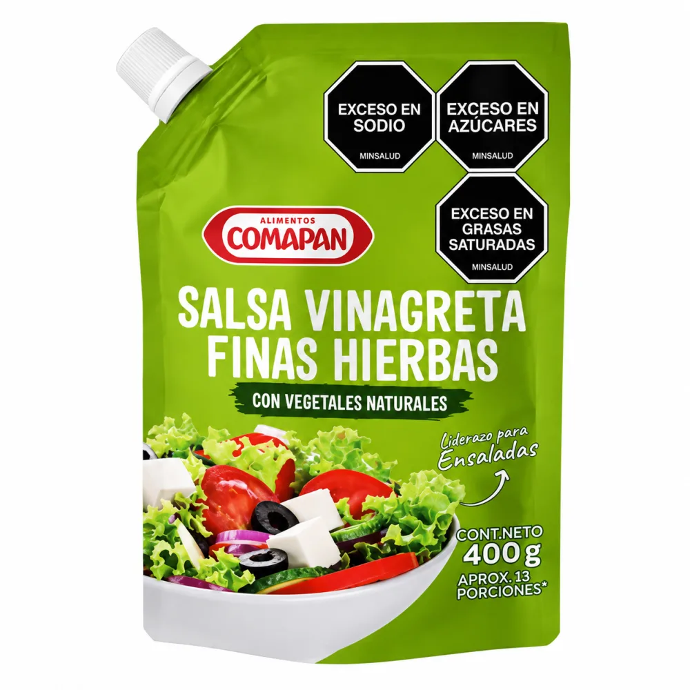 Salsa Vinagreta Finas Hierbas 400 g