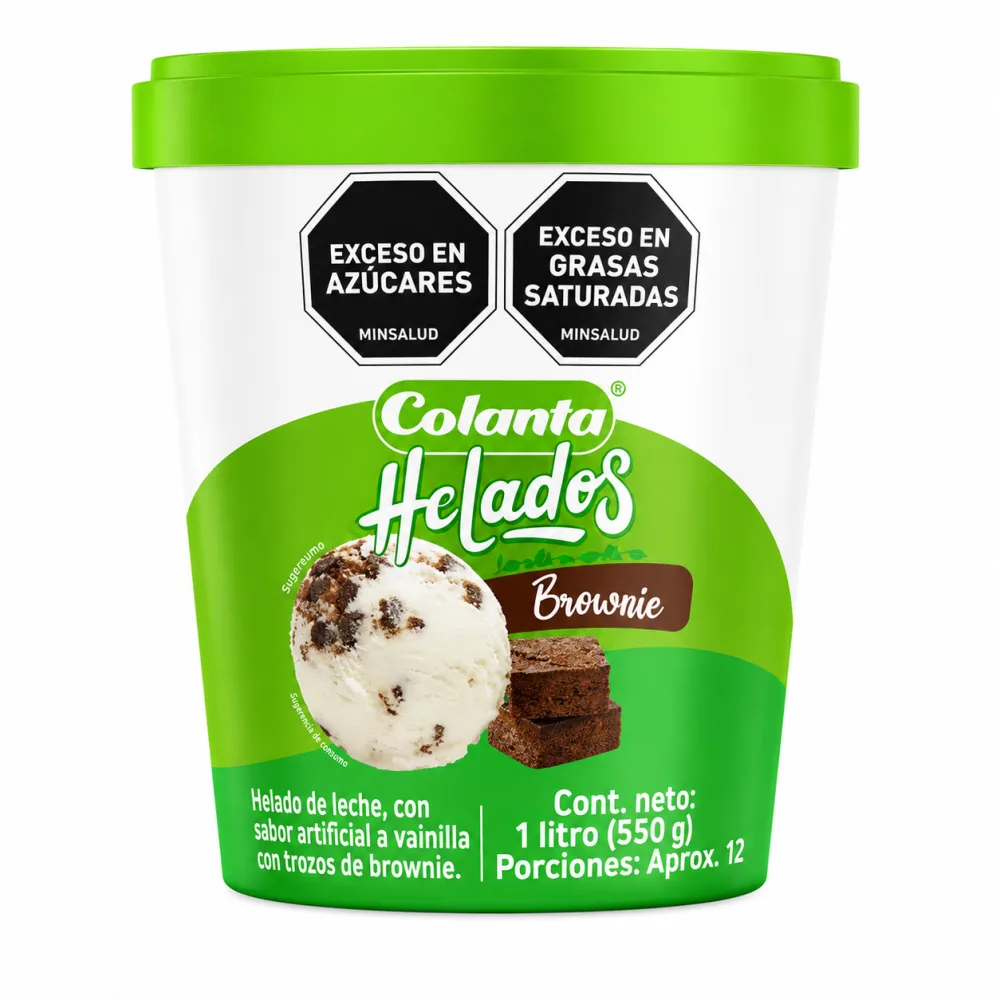BROWNIE 1 LT HELADO COLANTA