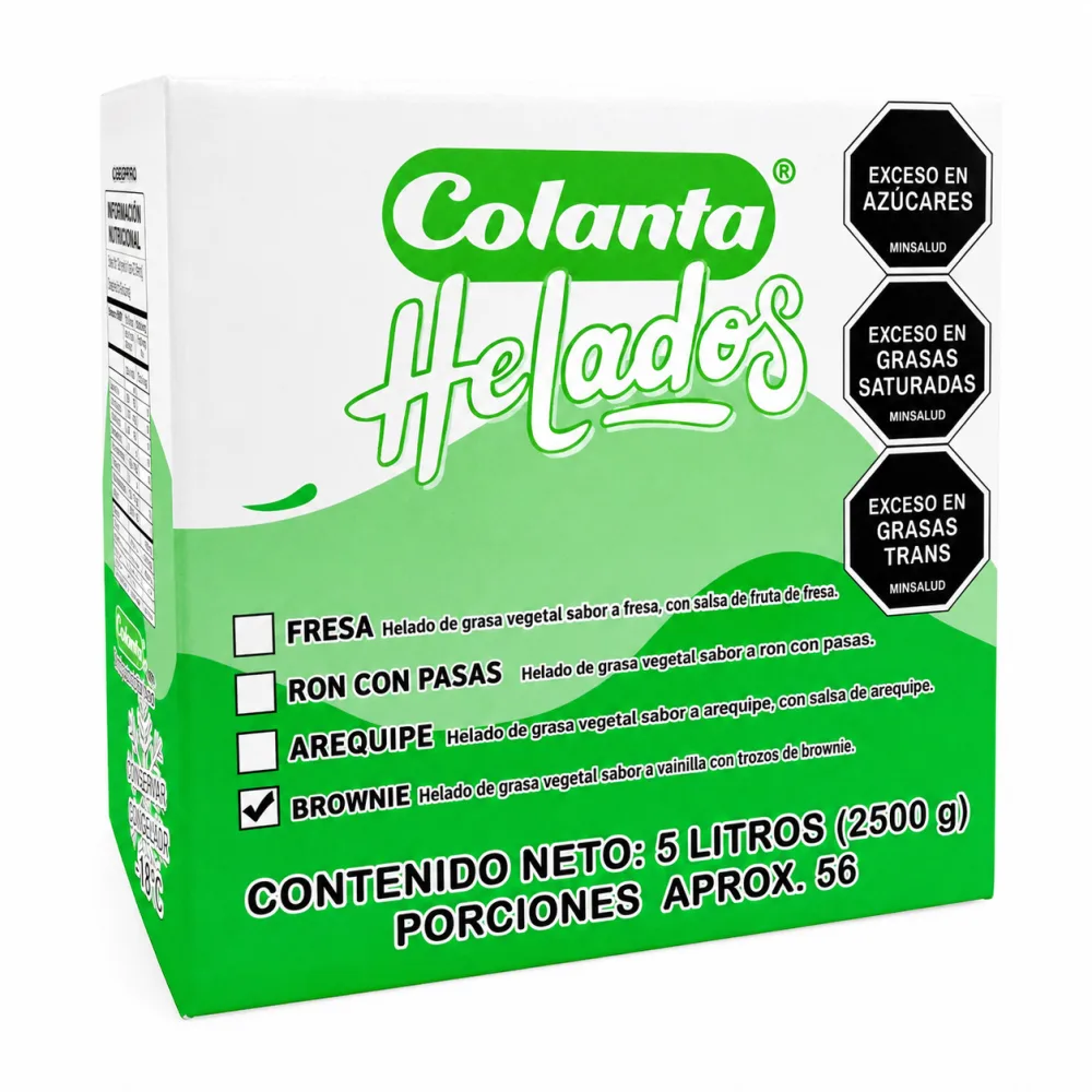 BROWNIE 5 LT HELADO COLANTA