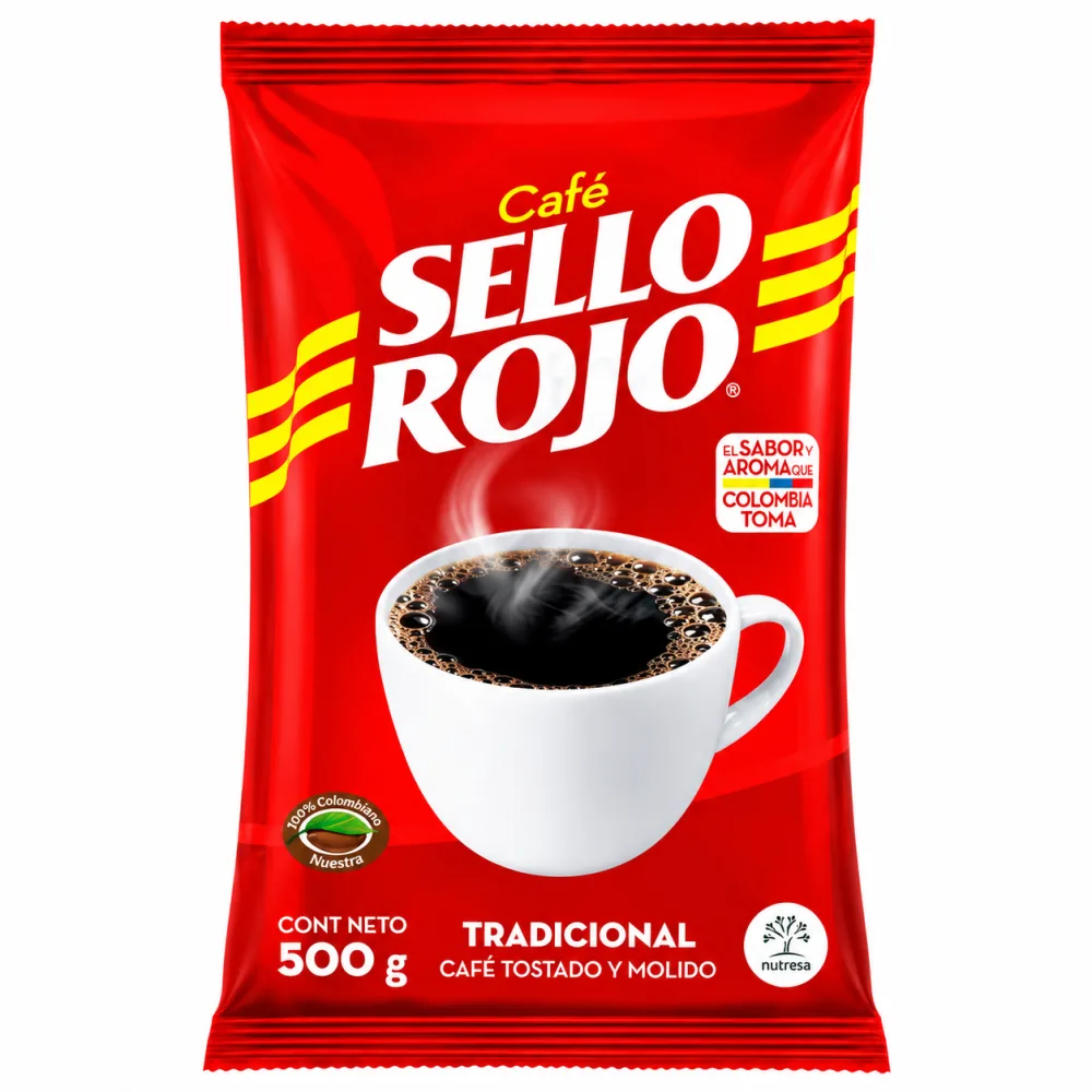 CAFE SELLO ROJO FUERTE X 500G