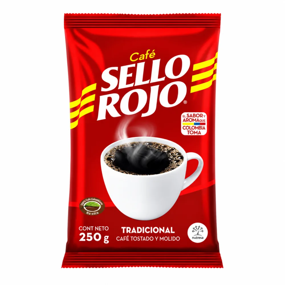 CAFE SELLO ROJO X 250