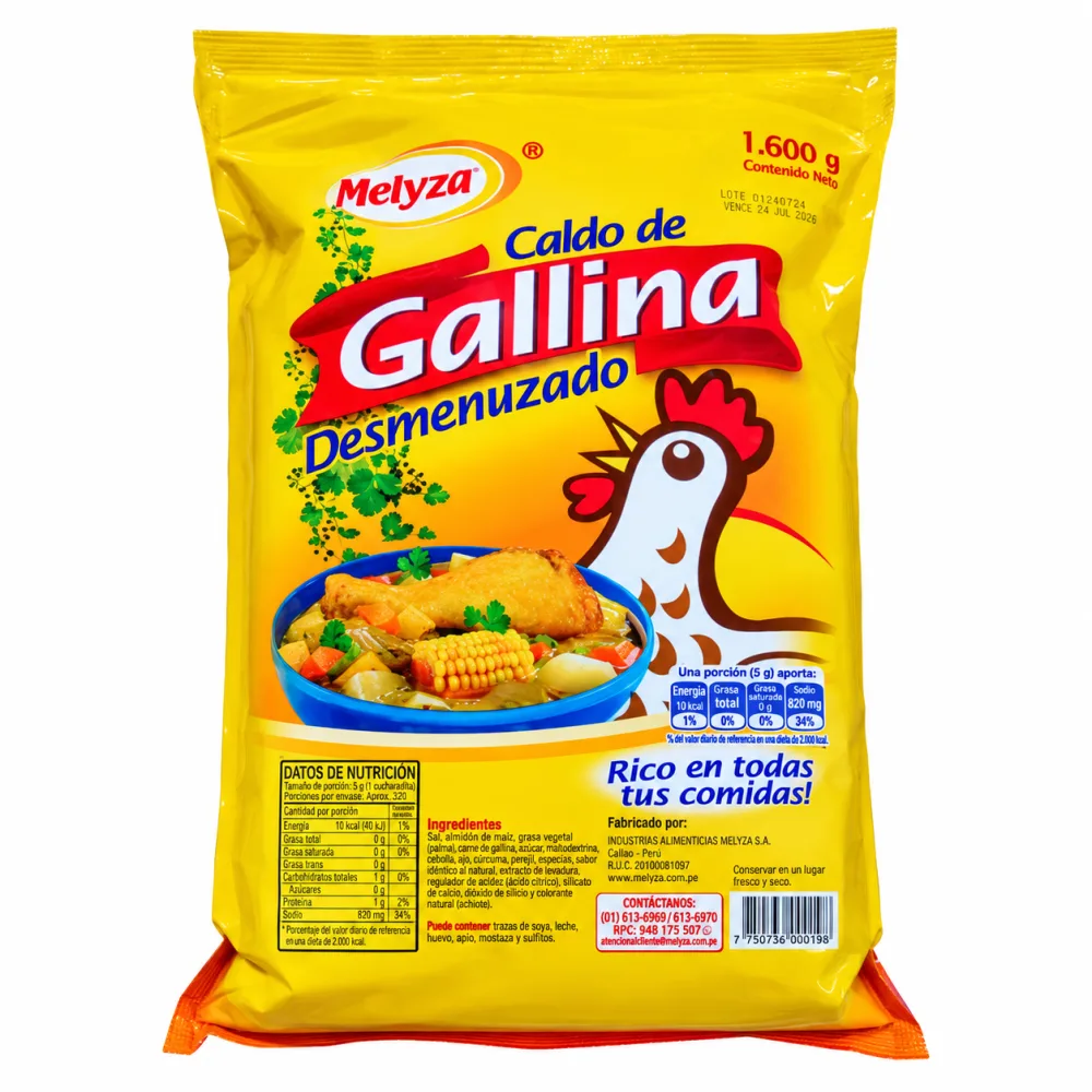 CALDO DE GALLINA MELYMA X 800G